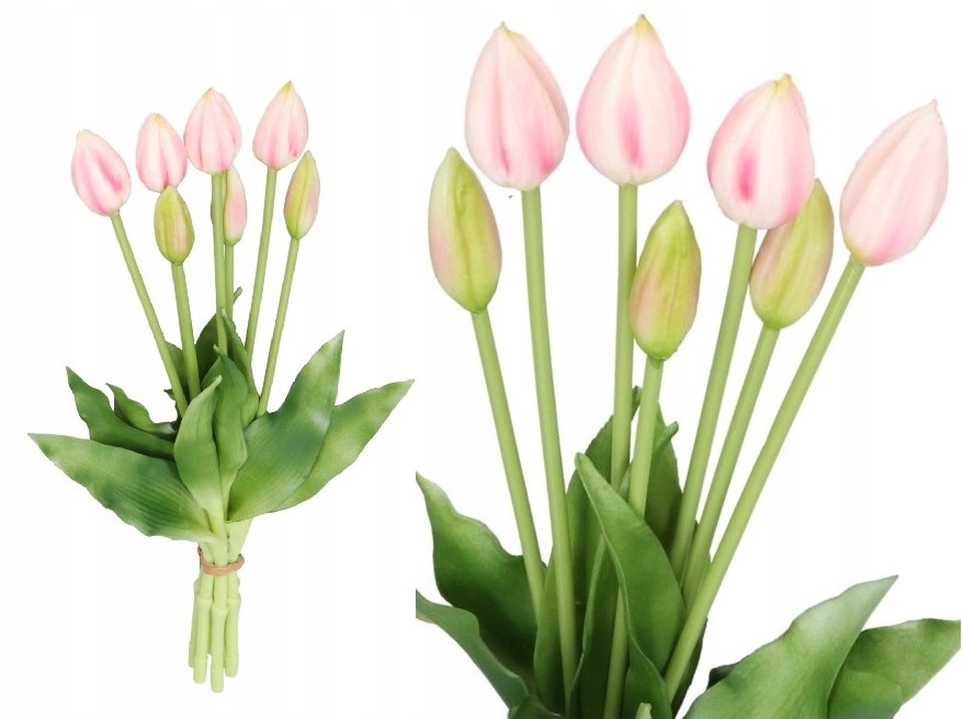 

Tulipany Bukiet Tulipanów Kwiaty Gumowe Jak Żywe
