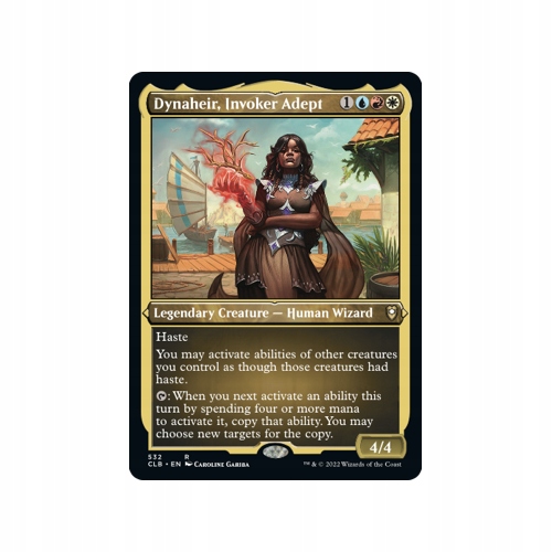 Mtg Dynaheir, Invoker Adept FOIL-Etched (Rare)