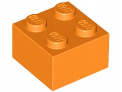 

Lego 3003 Pomarańcz 2x2 brick klocek Nowy 1szt