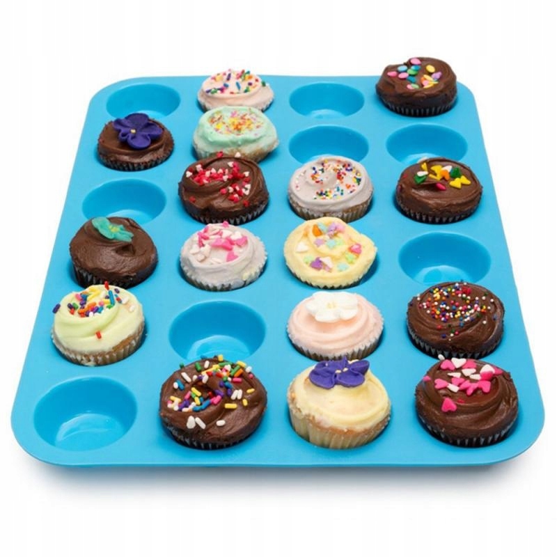 

Forma Silikonowa Do Pieczenia Muffinek 24 sztuki
