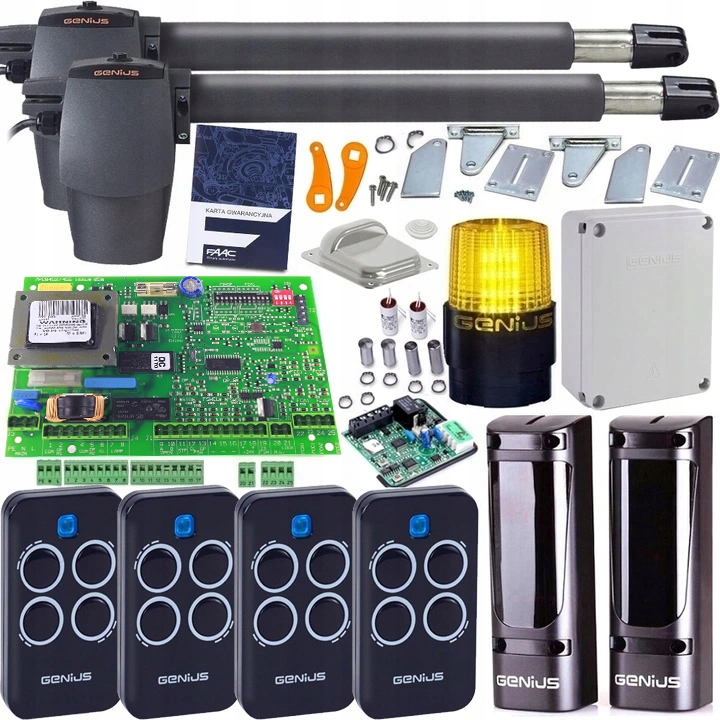 

Zestaw Do Bram Komplet Gbat 300 4xPILOT Lampa