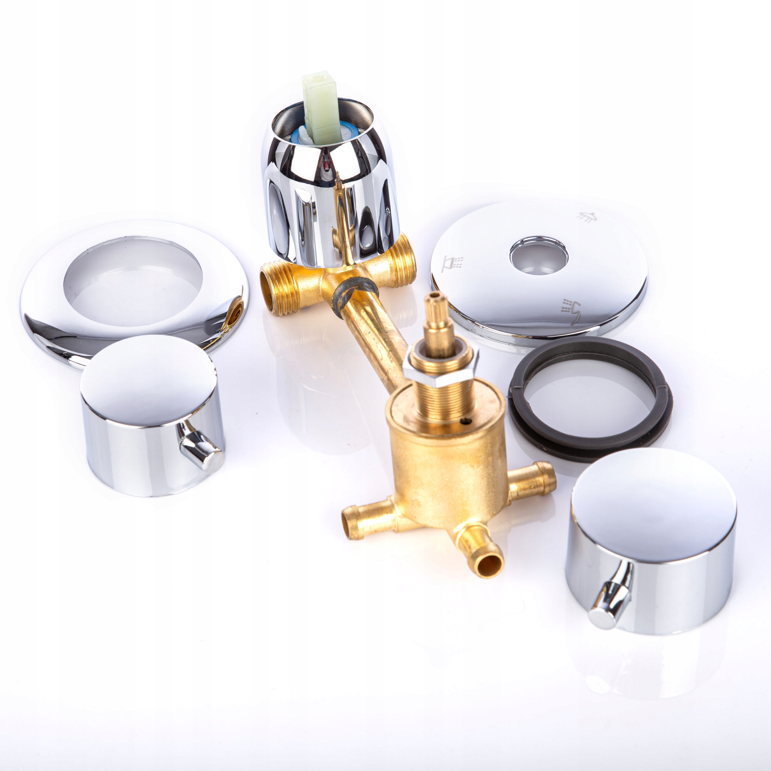 Bateria do panelu prysznicowego Kerra rozstaw 12 cm (Cleo)