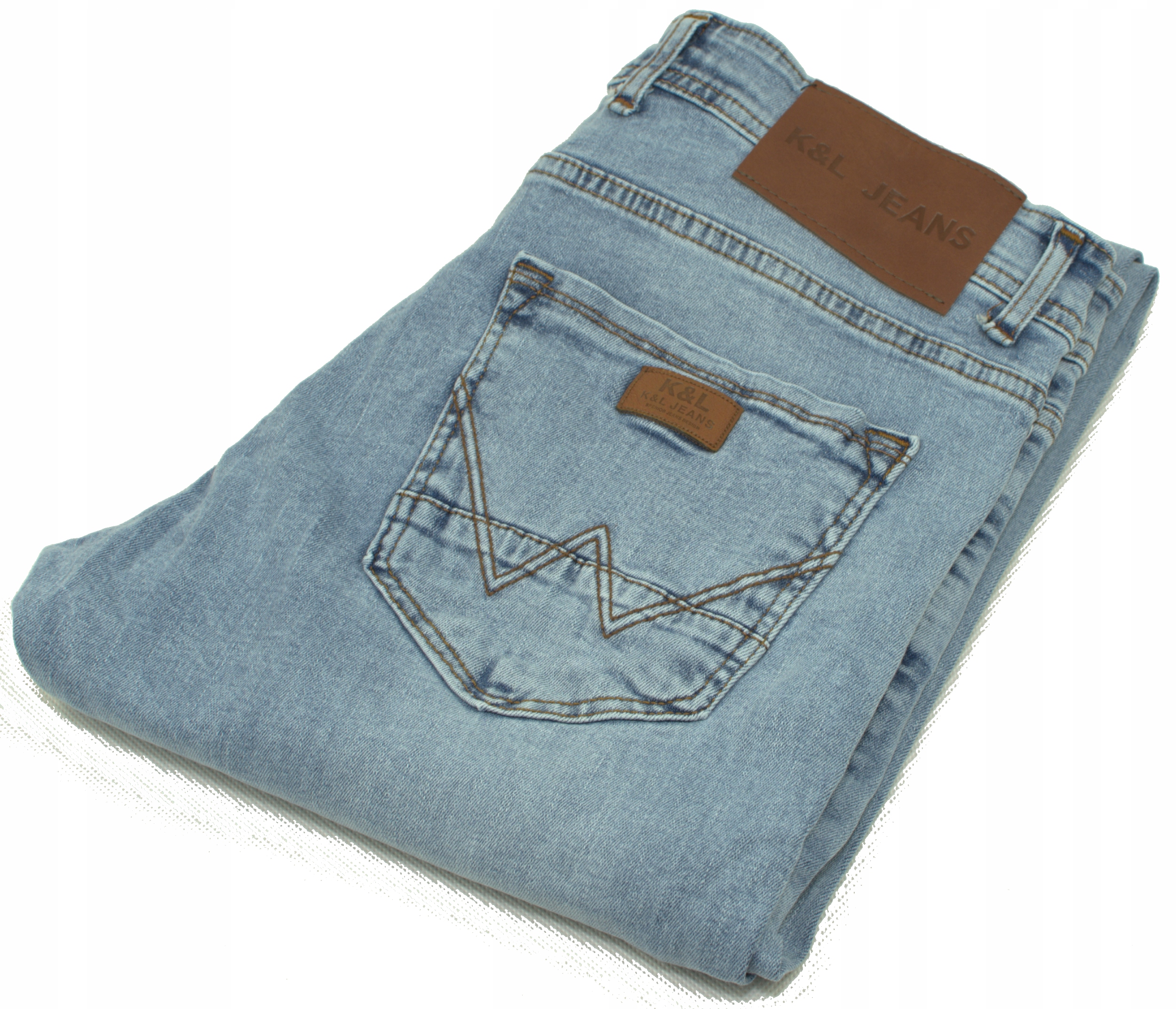

Kl Slim Fit niebieskie (Pas/104 Dł/109) W38 L32