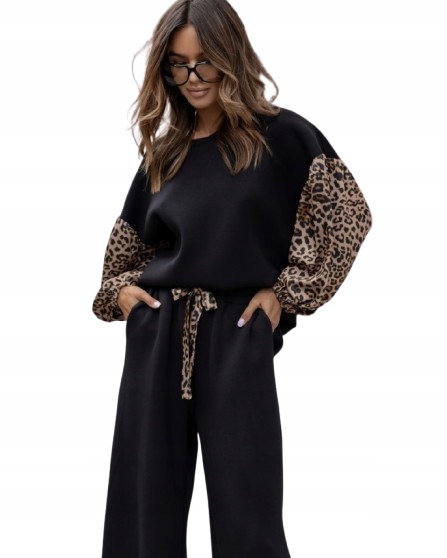 Cocomore Dresy Mikina Kalhoty Komplet Černá Panterka Hybrid 36/S Novinka