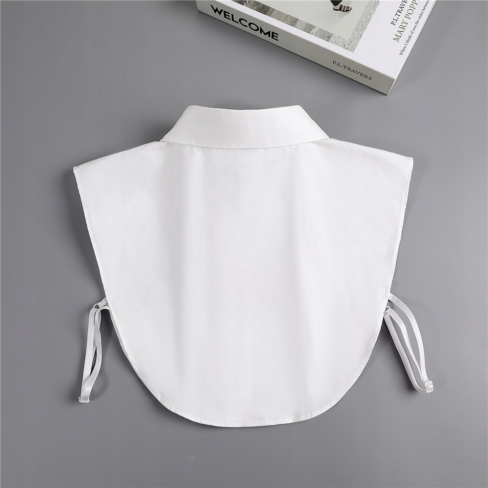 IMITACJA BLUZKI KOSZULI KOŁNIERZYK POD SWETER Wzór dominujący bez wzoru