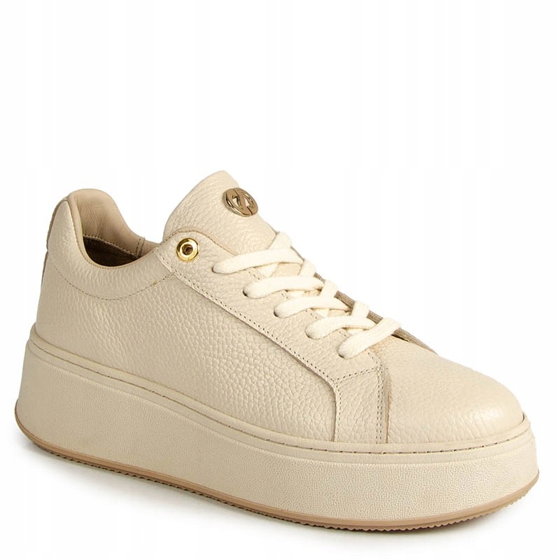 Carinii B9232 Béžové Kožené Tenisky 39