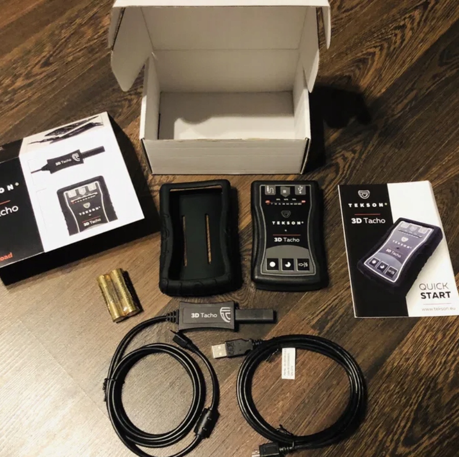 Czytnik | Tekson 3D Tacho | 4.0 | 4.1 | Karty G2V2 | Zasilanie bateryjne USB