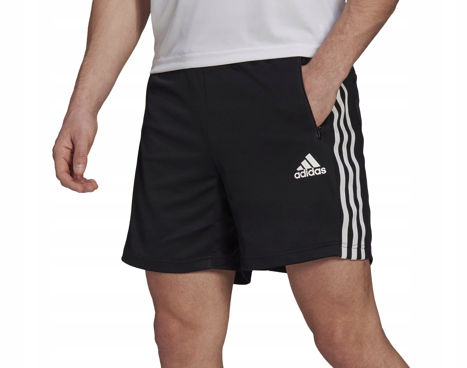 

2734 Spodenki Adidas Męskie Kieszenie Na Zamki XXL