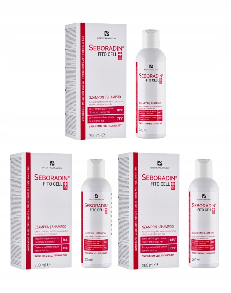 Šampon posilující a zahušťující vlasy Seboradin Fito Cell 200 ml