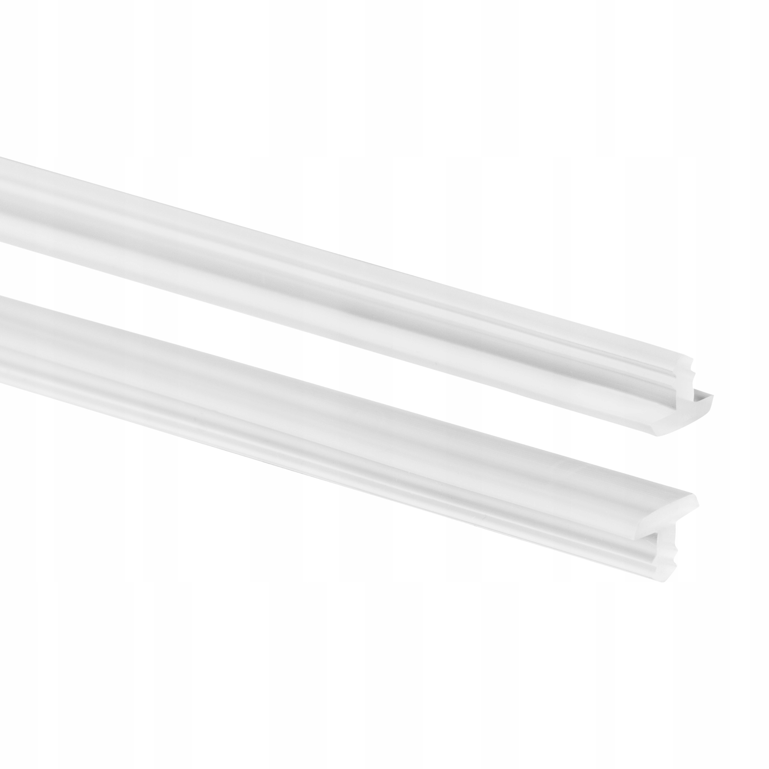 Protiskluzový schodový profil transparentní, 3,5 mm, rýhovaný, 25 m