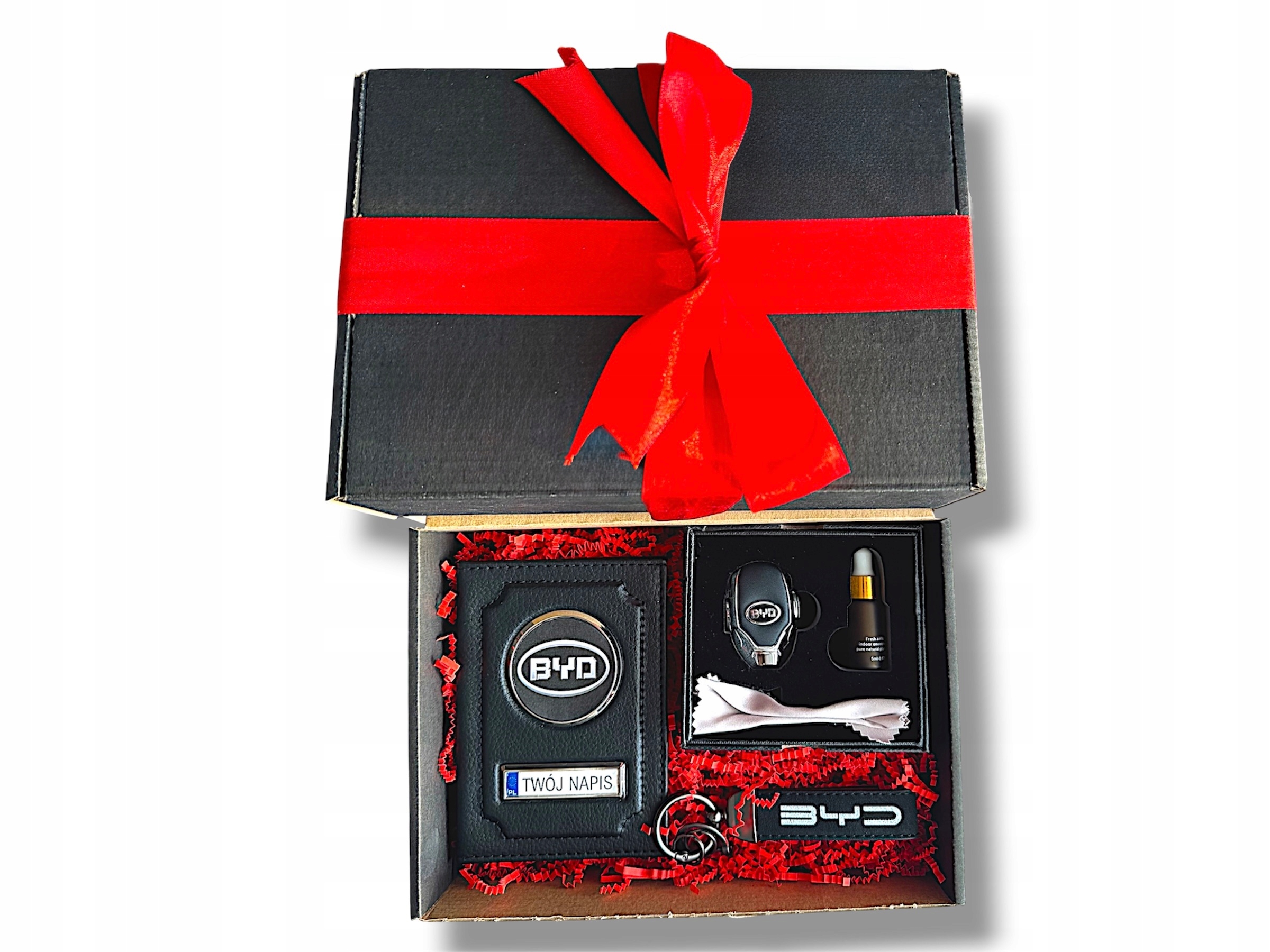 Elegantný darčekový set Medium Byd Obálka Kľúčenka Premium Vôňa