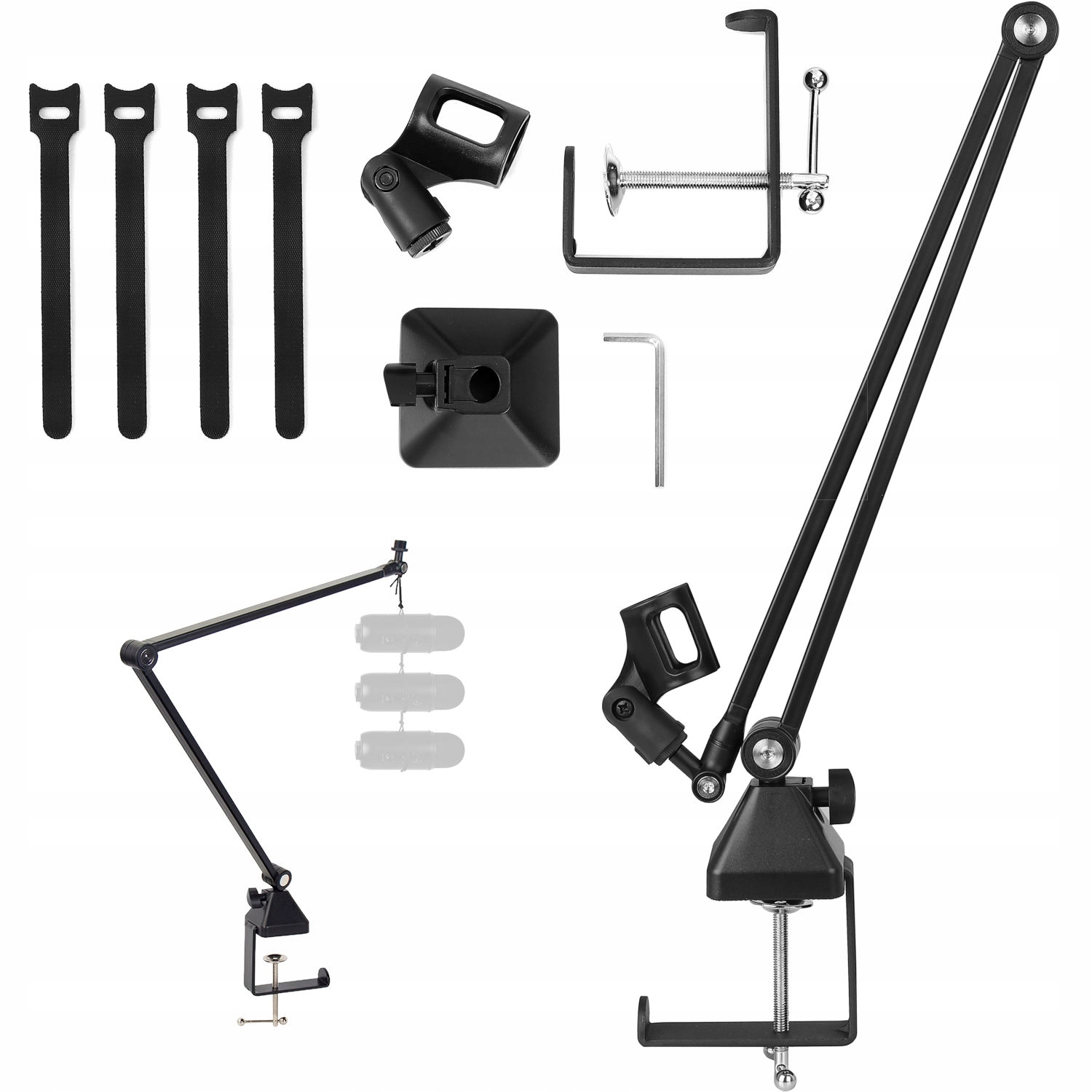 STATYW DO MIKROFONU RAMIĘ BIURKOWE WYSIĘGNIK 80CM NOŚNOŚĆ DO 2KG Typ statyw