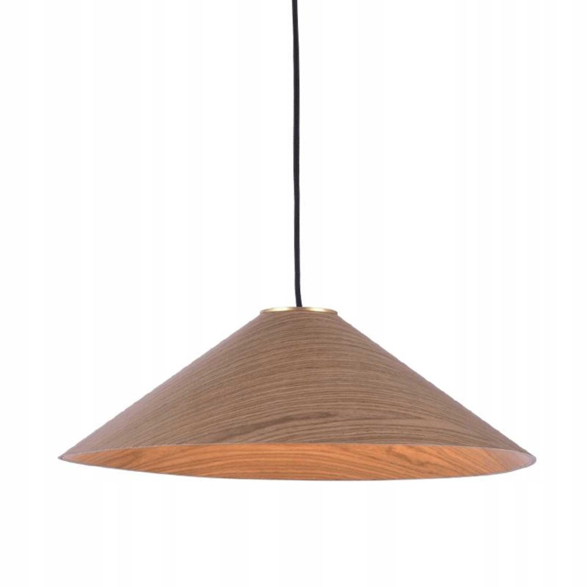 Aca Lighting závěsné svítidlo 1X GX53 ořech dřevo D36XH160CM Nairobi MQ13P1