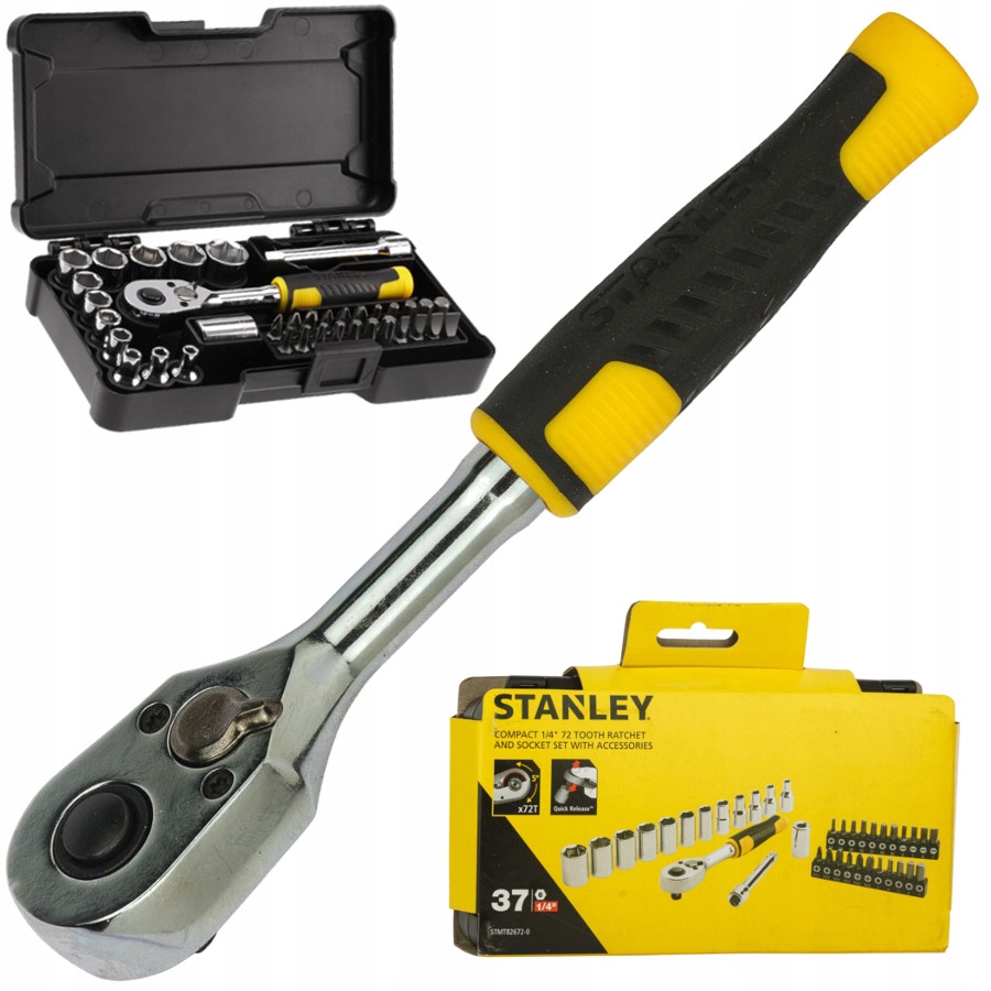 

Stanley Klucz grzechotka 1/4'' 82672 nasadki bity