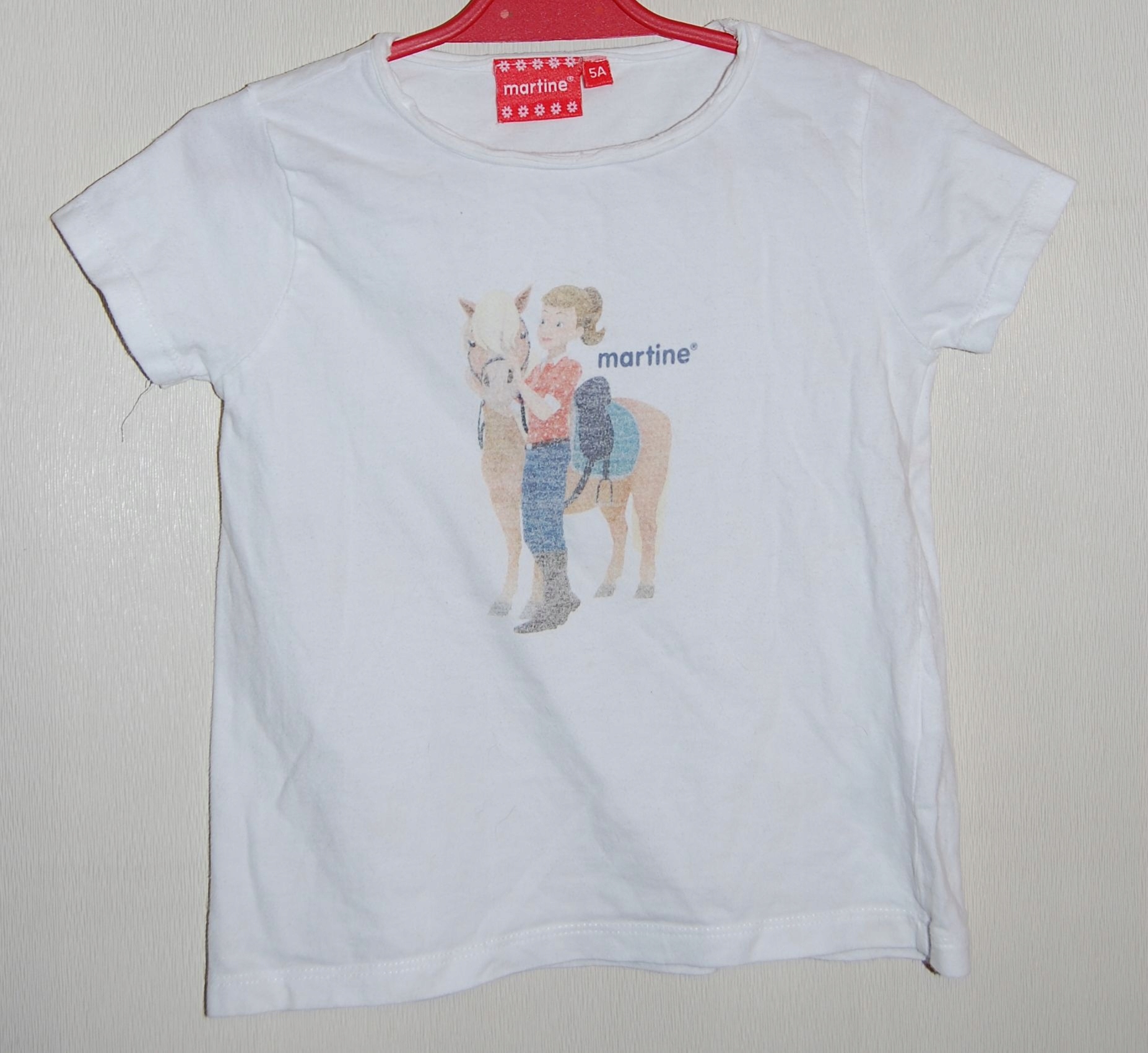 koszulka MARTINE koń r. 5 lat / 110 100% bawełna Rękaw krótki rękaw