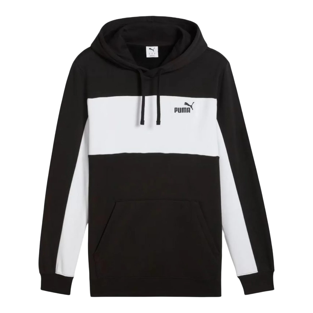 Puma Pánská Mikina S Kapucí Ess Block Hoodie Černá r.XL