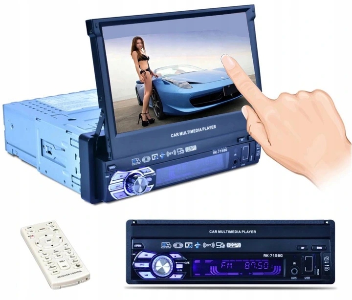 

Radio samochodowe ekran LCD 7'' Usb Sd Bluetooth
