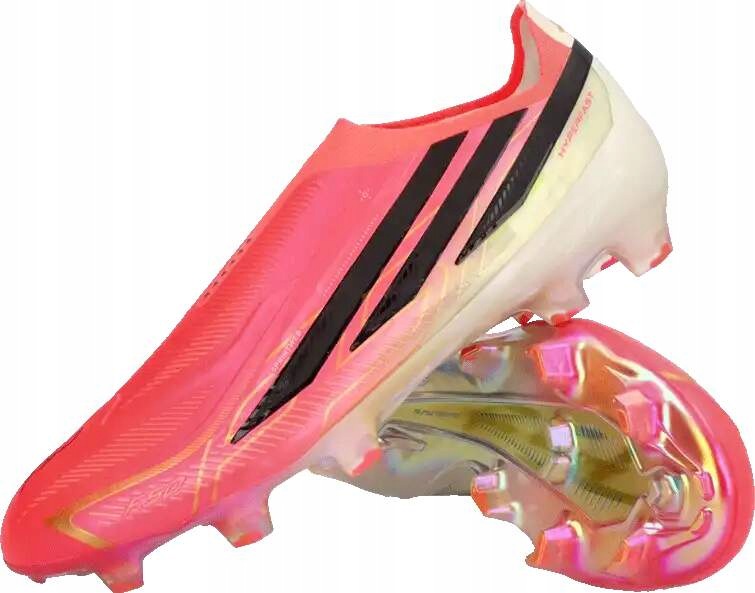 Męskie buty piłkarskie Adidas F50 Elite Hyperfast LL Fg różowe