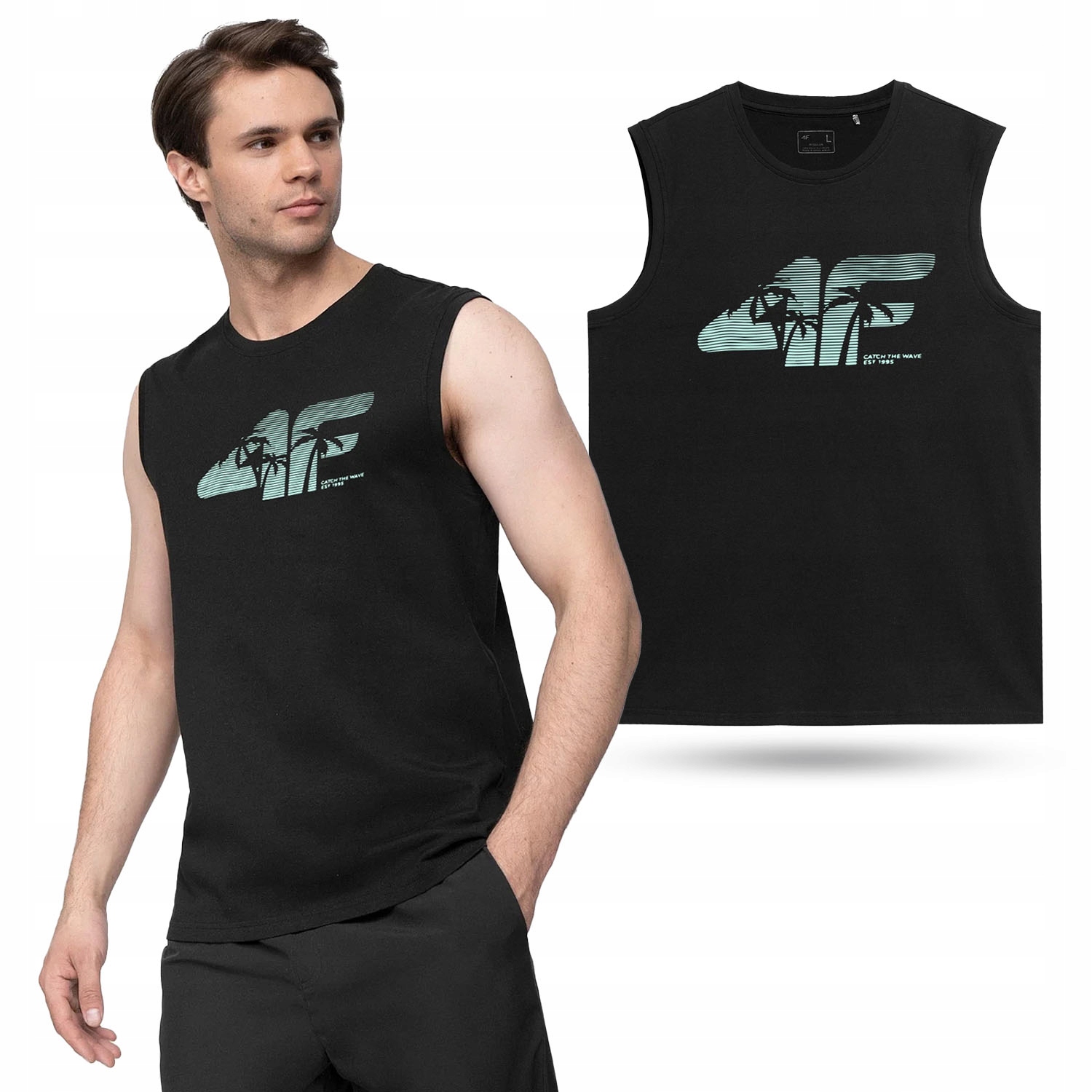 KOSZULKA MĘSKA 4F BEZRĘKAWNIK TANK TOP LIMITOWANA Marka 4F