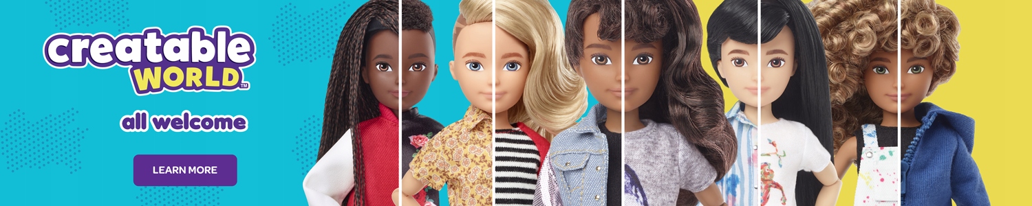 LALKA CREATABLE WORLD STWÓRZ LALKĘ GGT67 Bohater Barbie