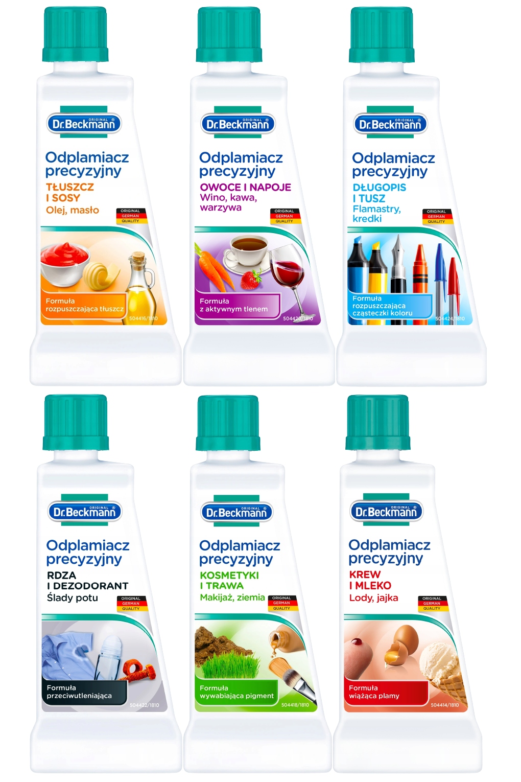 

6x Odplamiacz Precyzyjny Dr. Beckmann Duży Zestaw