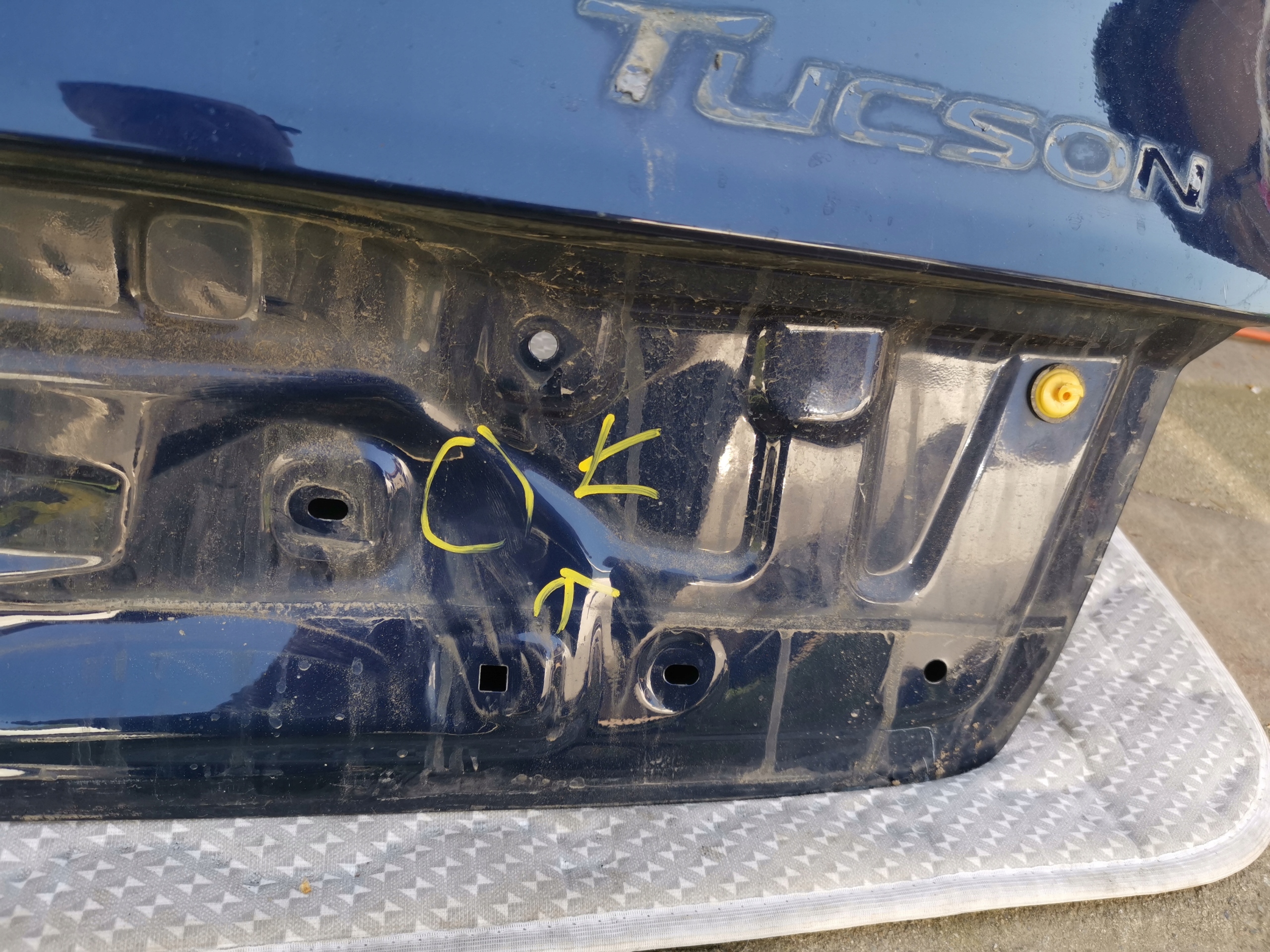 HYUNDAI TUCSON III 3 LIFT boot doors rear part