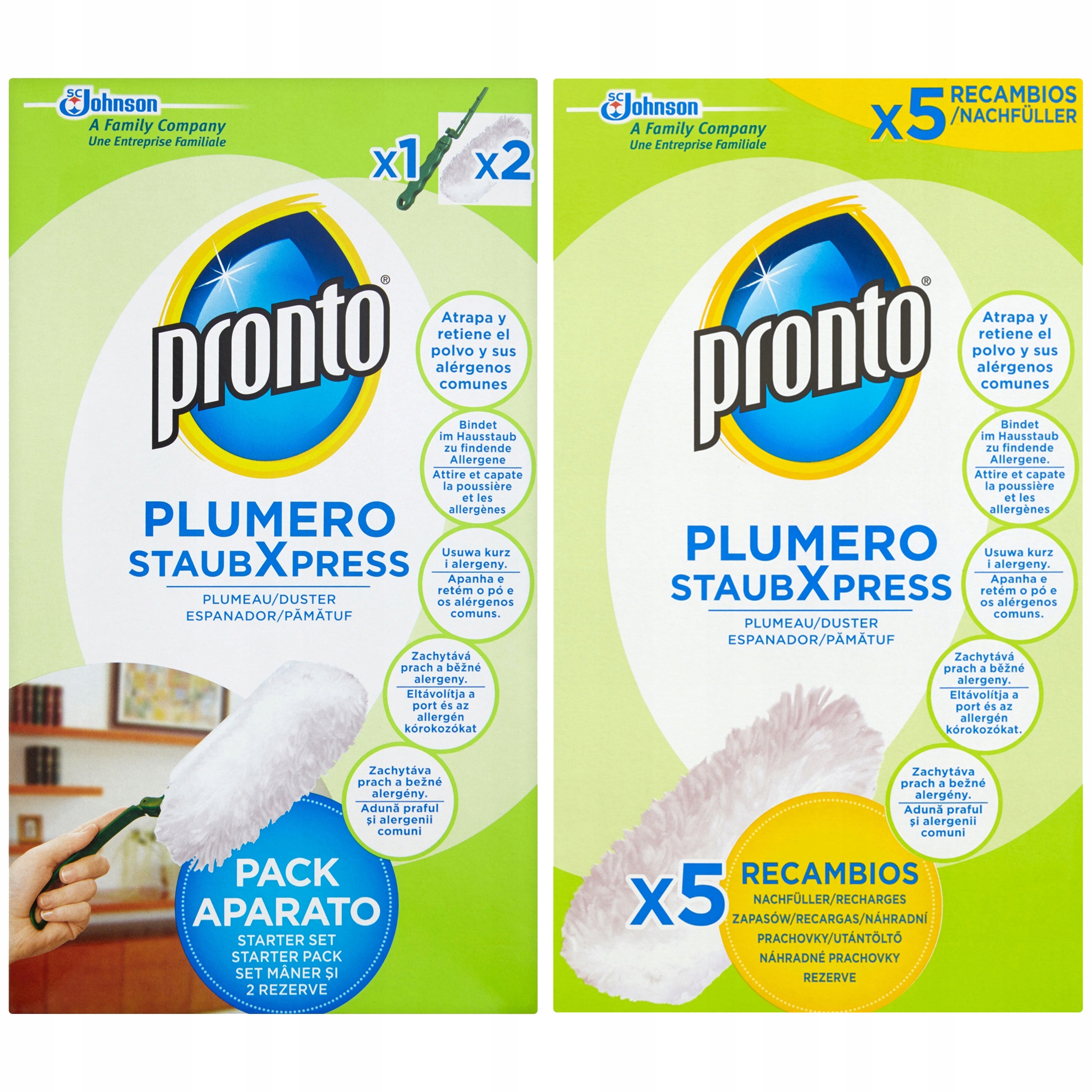 

Pronto Duster Miotełka do Kurzu 7x Zapas Zestaw