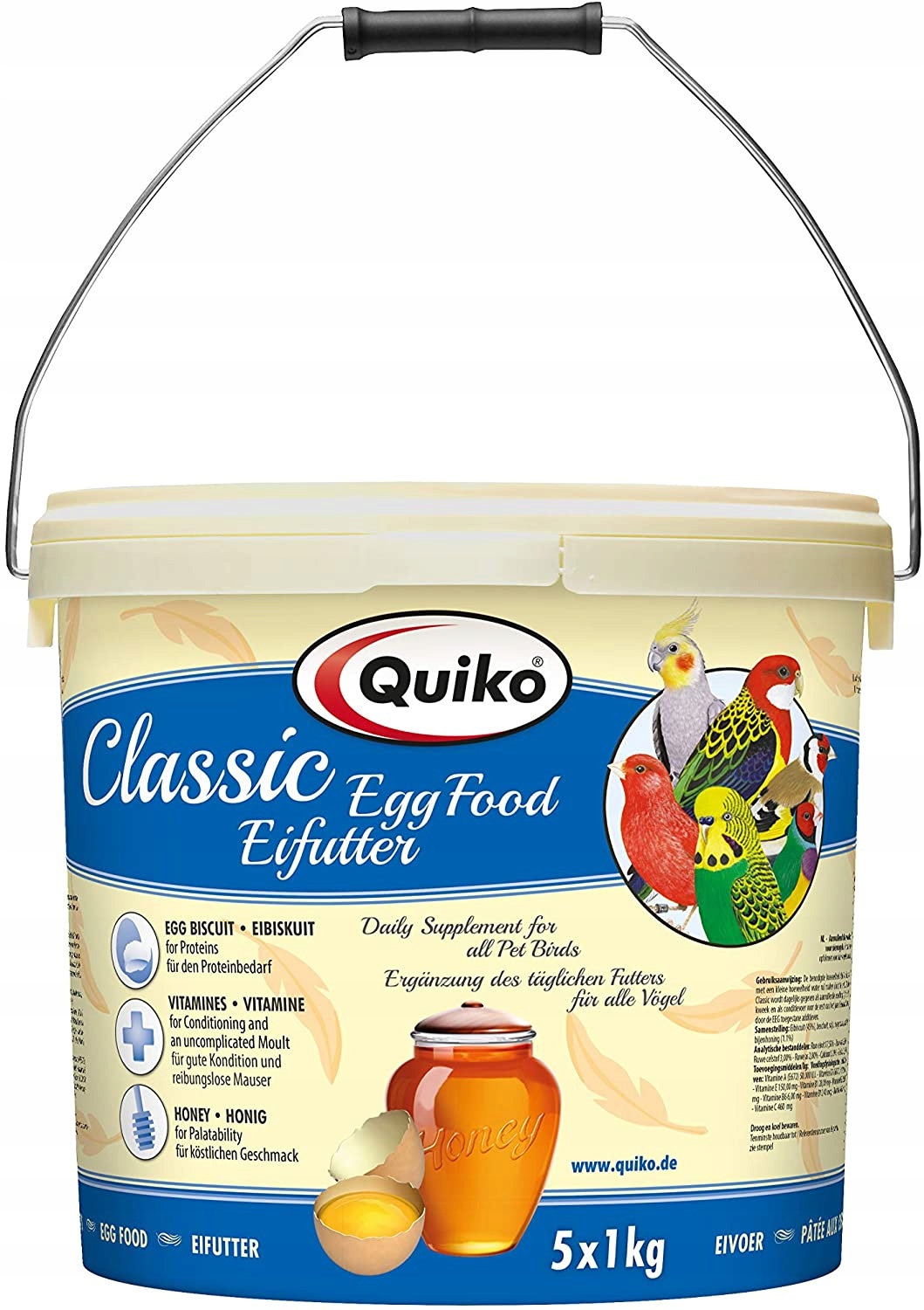 Quiko Classic 5 kg Pokarm jajeczny żółty suchy