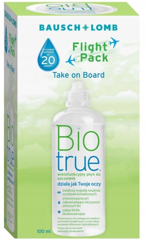 PŁYN DO SOCZEWEK BAUSCH+LOMB BIOTRUE 100 ml + pojemnik