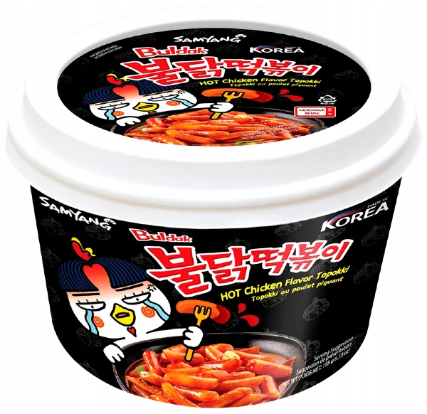 

Topokki ogniście ostre kurczak Buldak 185g Samyang