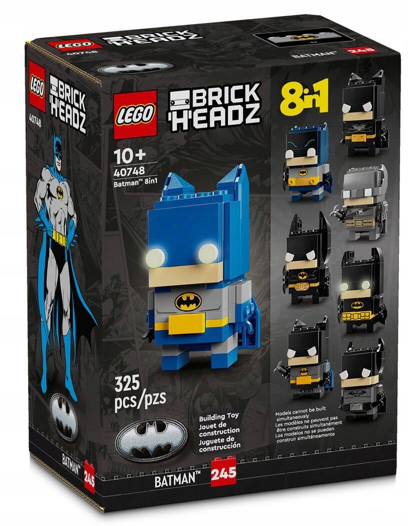 Lego 40748 Brickheadz Batman Figurka Batmana 8 V 1