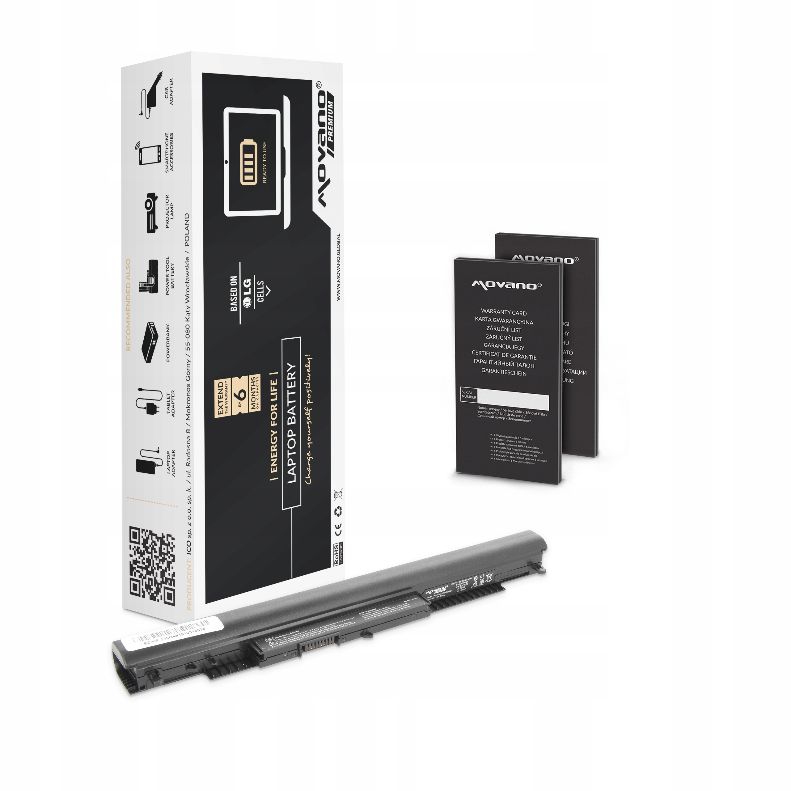 Bateria HS03 HS04 HSTNN-LB6U do laptopa Hp 3200mAh Duża