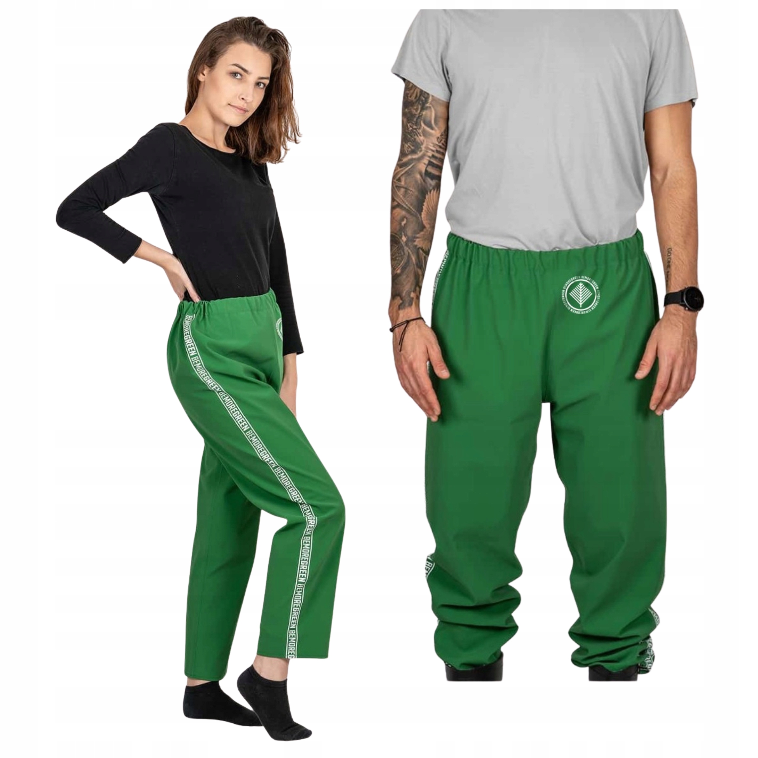 Bemoregreen Spodnie Przeciwdeszczowe Wodoodporne Uniwersalne Jakość 54 L