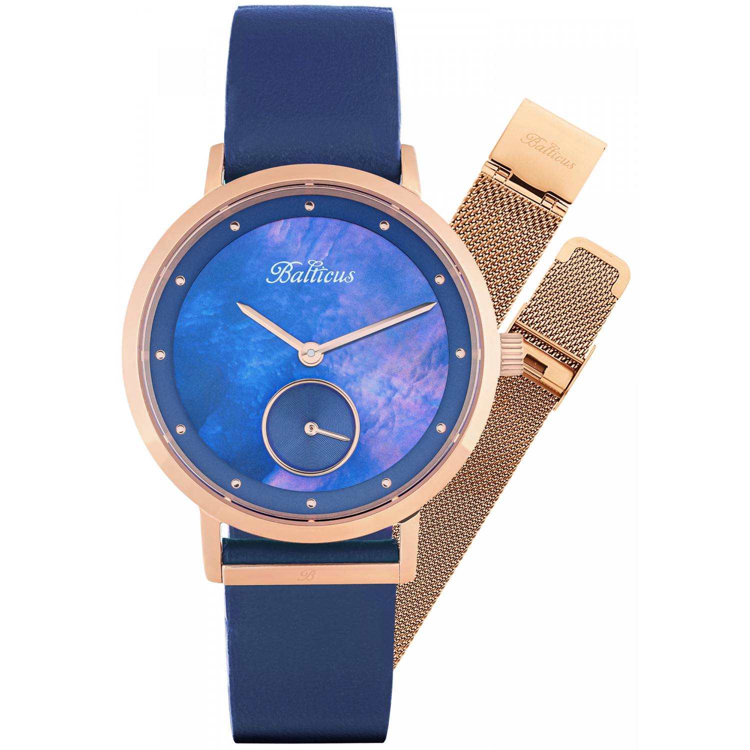 Dámské hodinky Balticus Blt-balnsrnbl-p modré