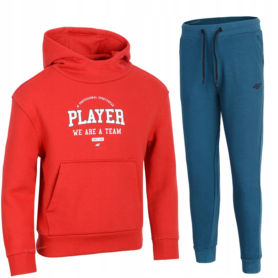 

4F Chłopięcy Dres Komplet Bluza Spodnie / 158