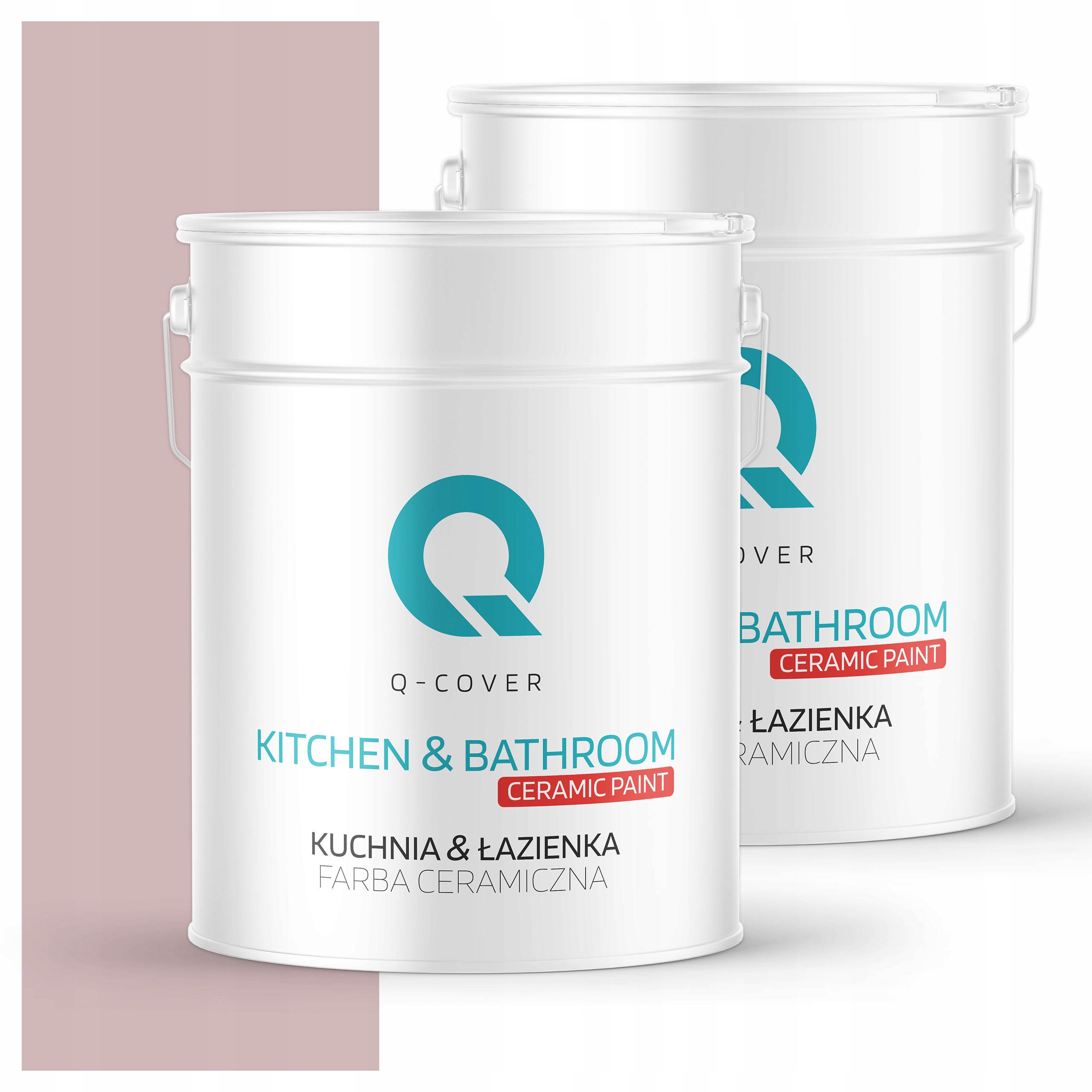 Farba do kuchyne a kúpeľne Umývateľná 10L Hlboká matná farba Pudrová ružová H3250