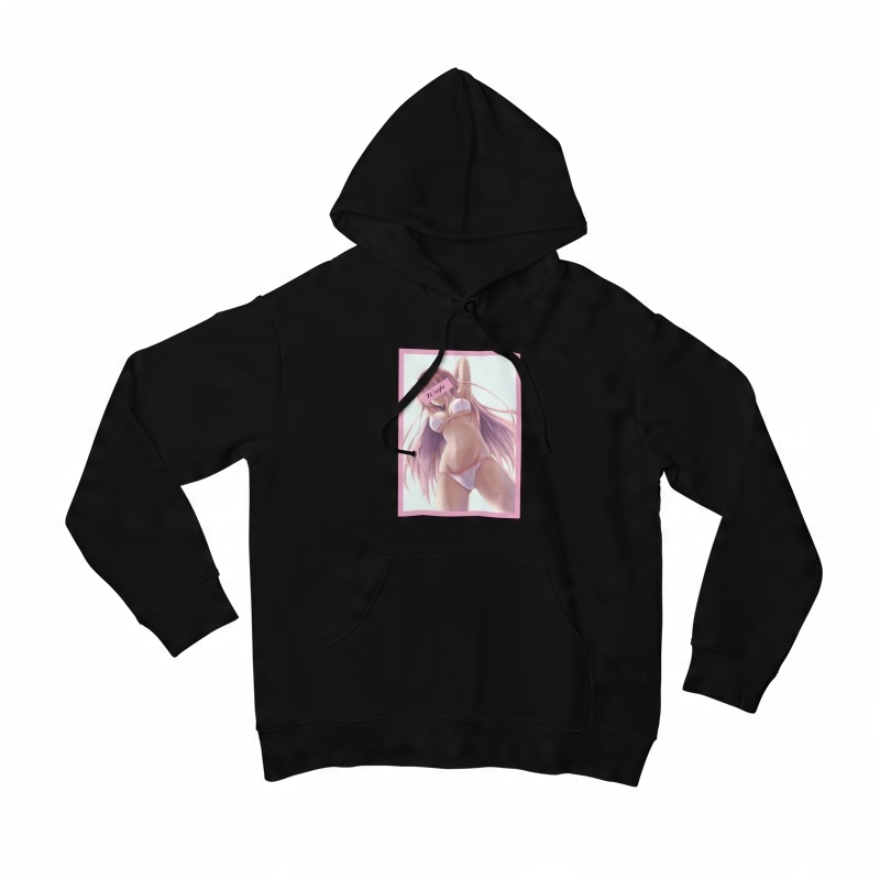 

Bluza Hentai Z Kapturem Anime Manga Czarna XL