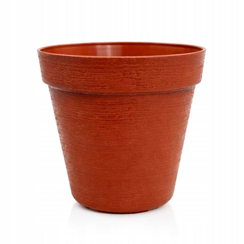 10 X Doniczka w Stylu LOFT 12 cm, 740ml, Eko, UV Odporna, Terracotta