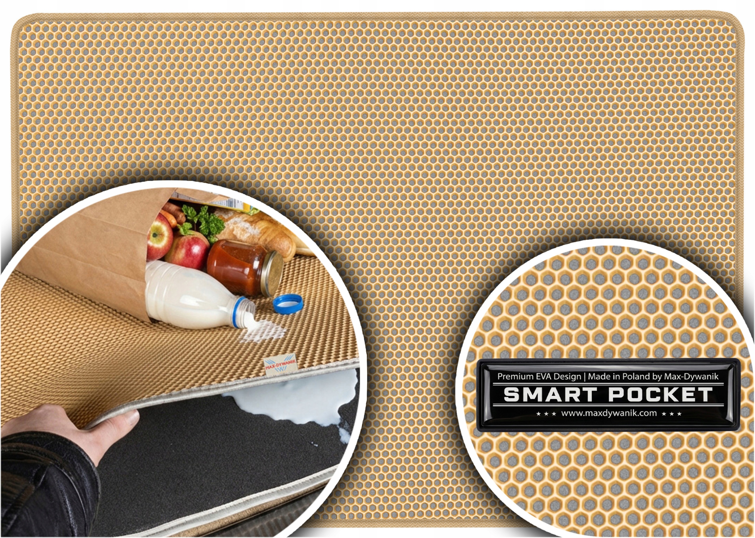 Citroen Zx Sedan 1991-1998 Vložka batožinového priestoru Eva Smart Pocket Béžová