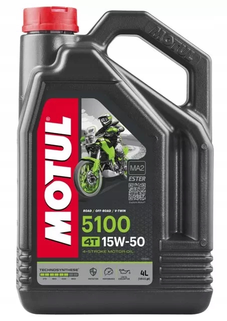 Motul 5100 15W-50 4T 4L Motorový olej pre motocykle a Atv