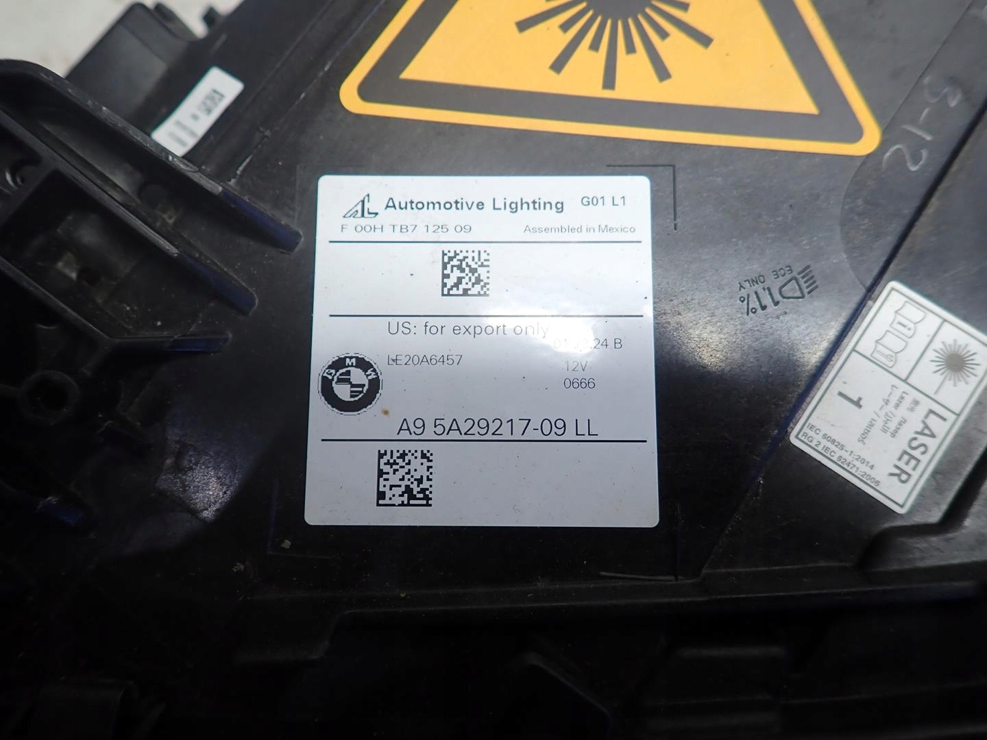 light front front left BMW X3 G01 X4 G02 LIFT 2021- LASER 5A29217