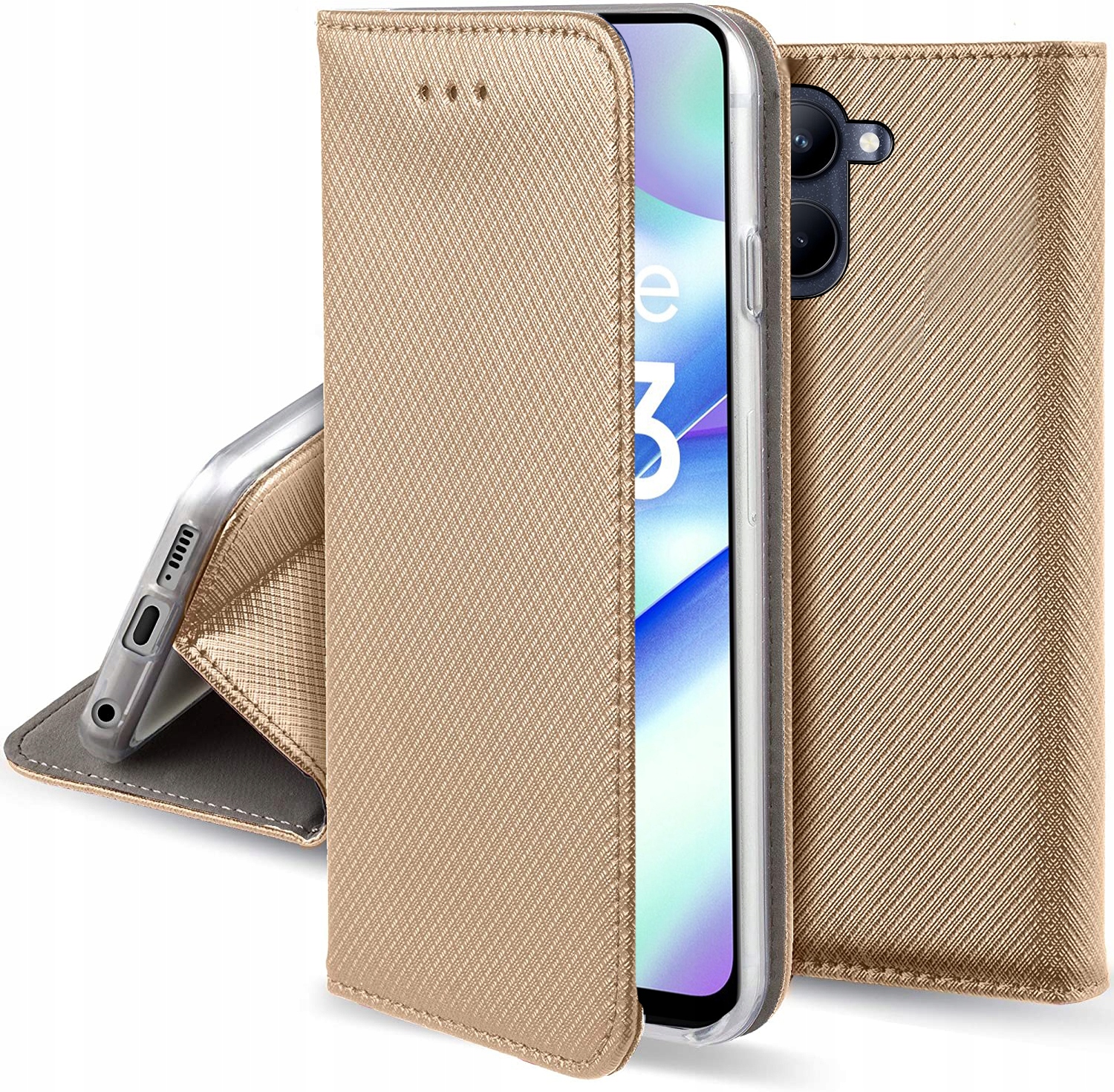 

Etui do Realme C33 Magnet Smart Case +szkło
