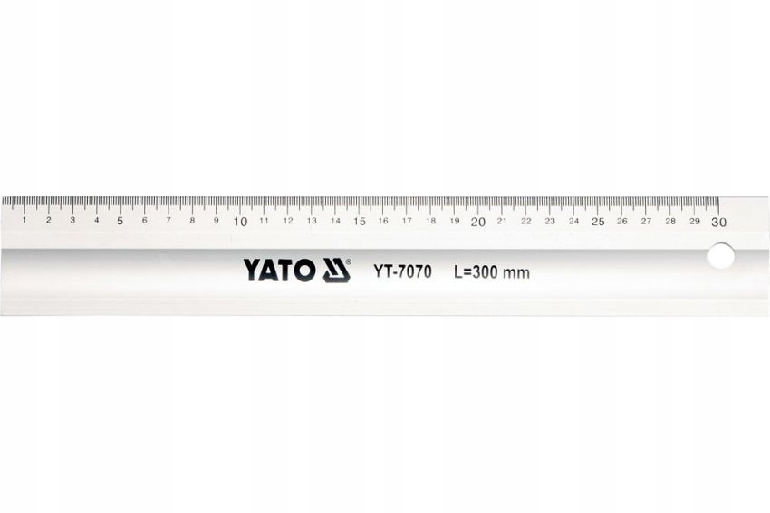

Przymiar aluminiowy Yato 300 mm linijka metal