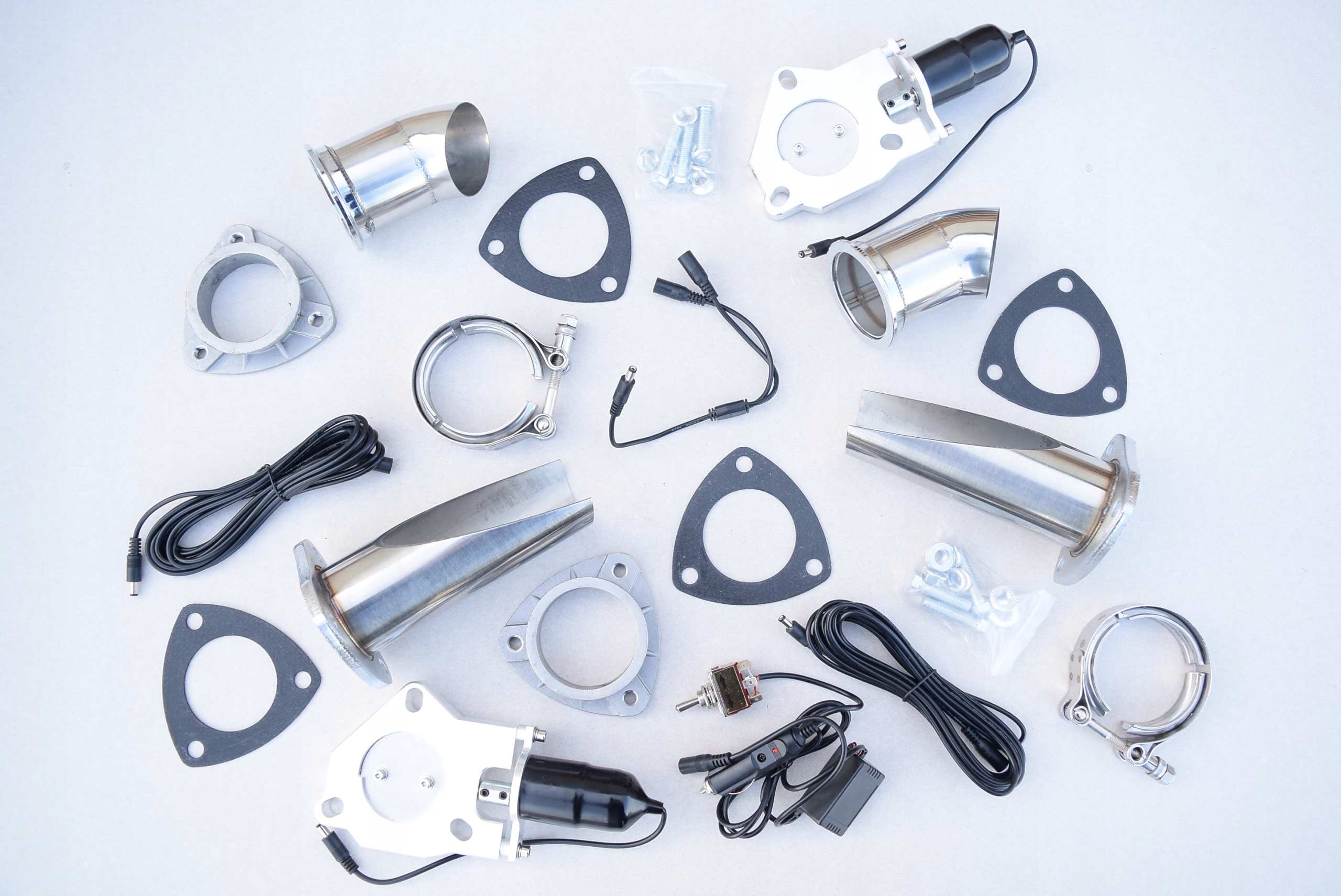 ELEKTRONICZNA PRZEPUSTNICA WYDECHU TUNING 76MM 3' Producent części Inny