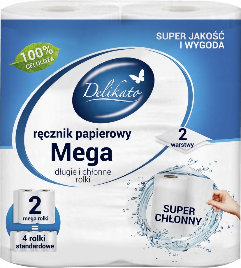 

Delikato Ręcznik Kuchenny Chłonny 2szt