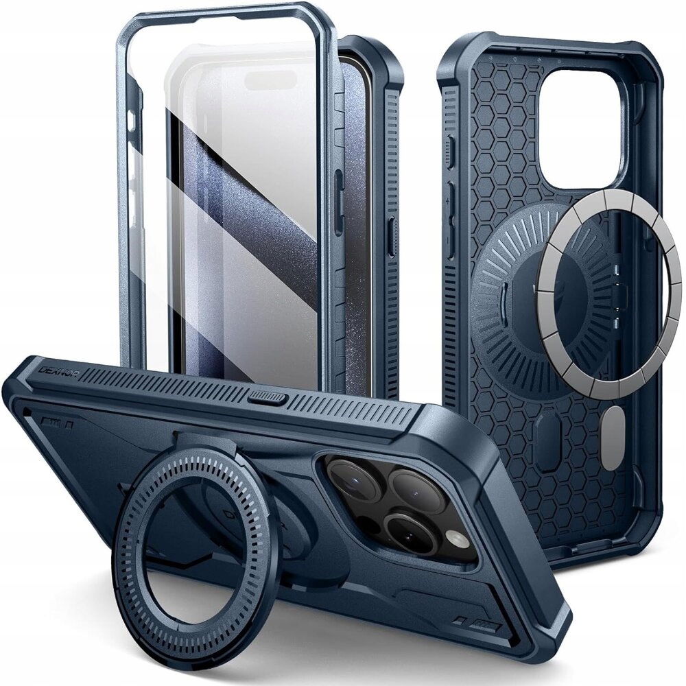 Pancéřové Pouzdro Dexnor pro iPhone 15 Pro Max s funkcí MagSafe a kryt