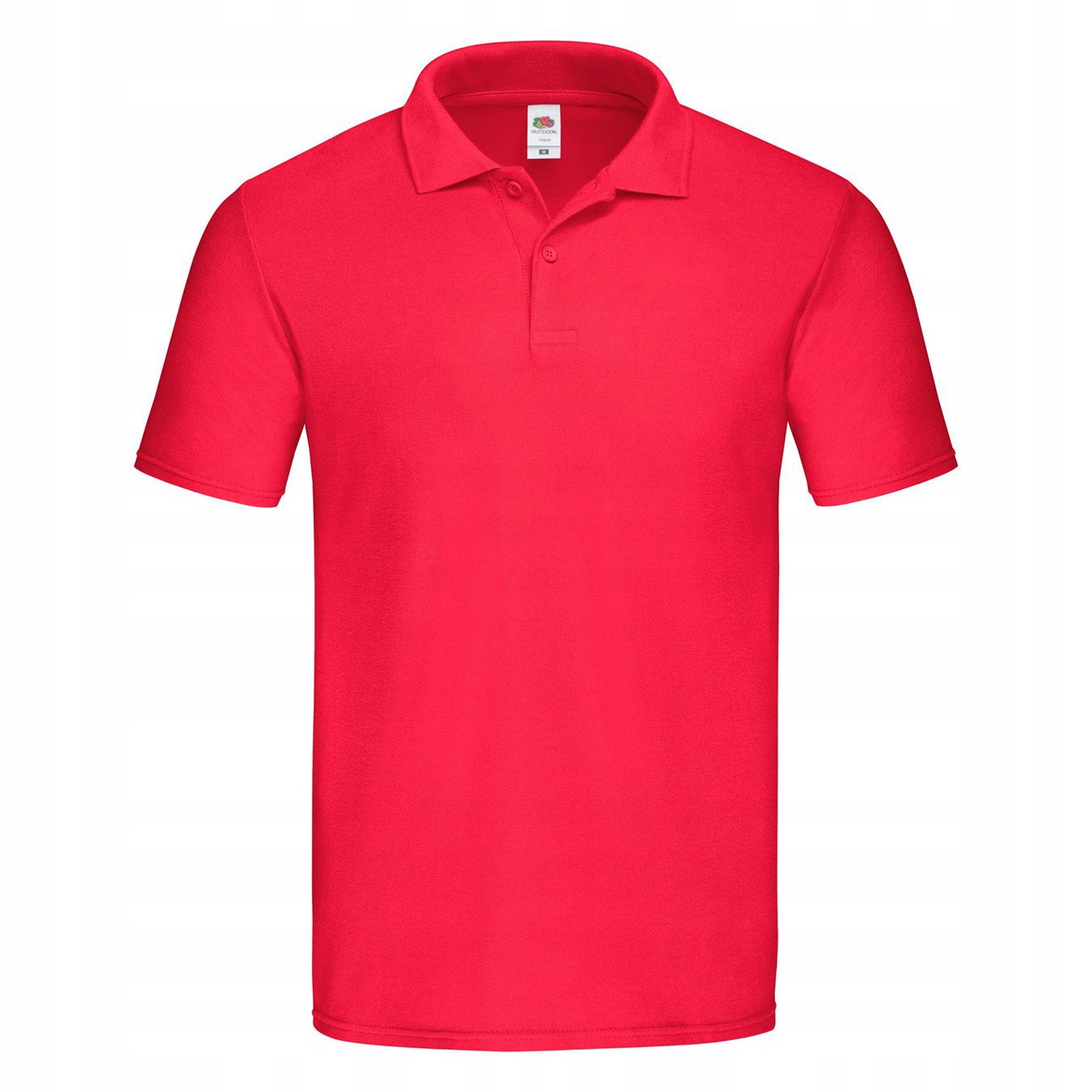 KOSZULKA Polo ORIGINAL Fruit of The Loom red S