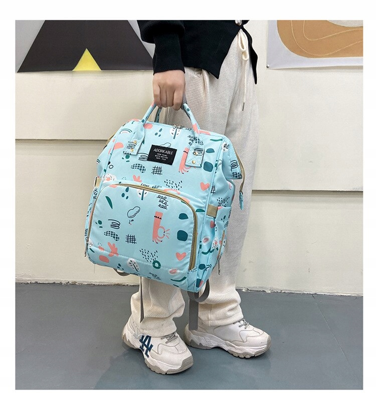 TORBA DO WÓZKA PLECAK ORGANIZER DLA MAMY TATY 3w1 Marka Ecarla