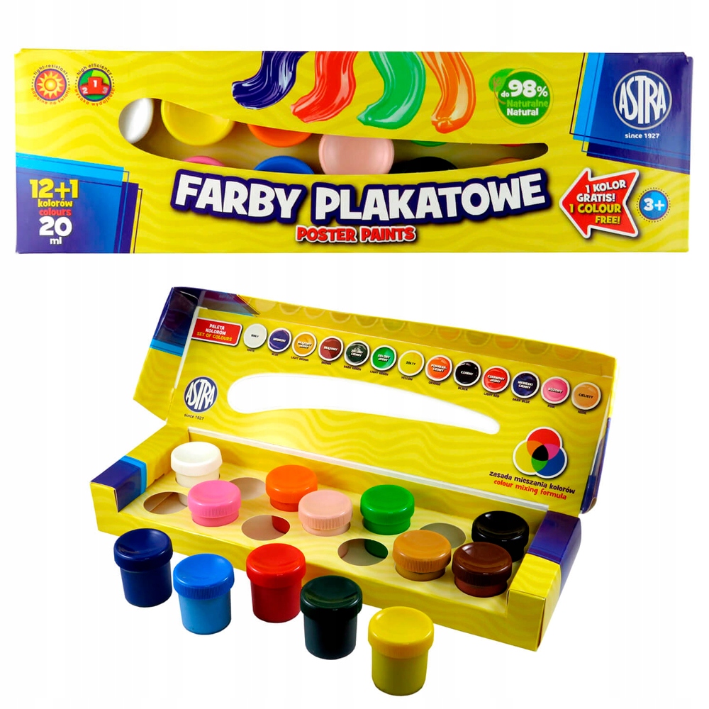 

Farby Plakatowe Astra x 20 ml
