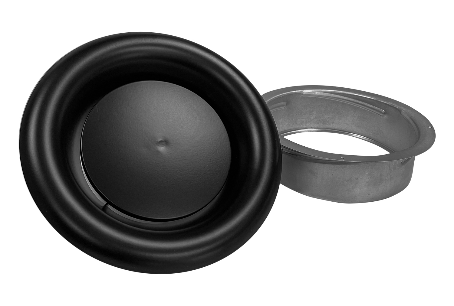 Anemostat wywiewny kratka Ø 80mm metalowy CZARNY Średnica otworu (mm) 80